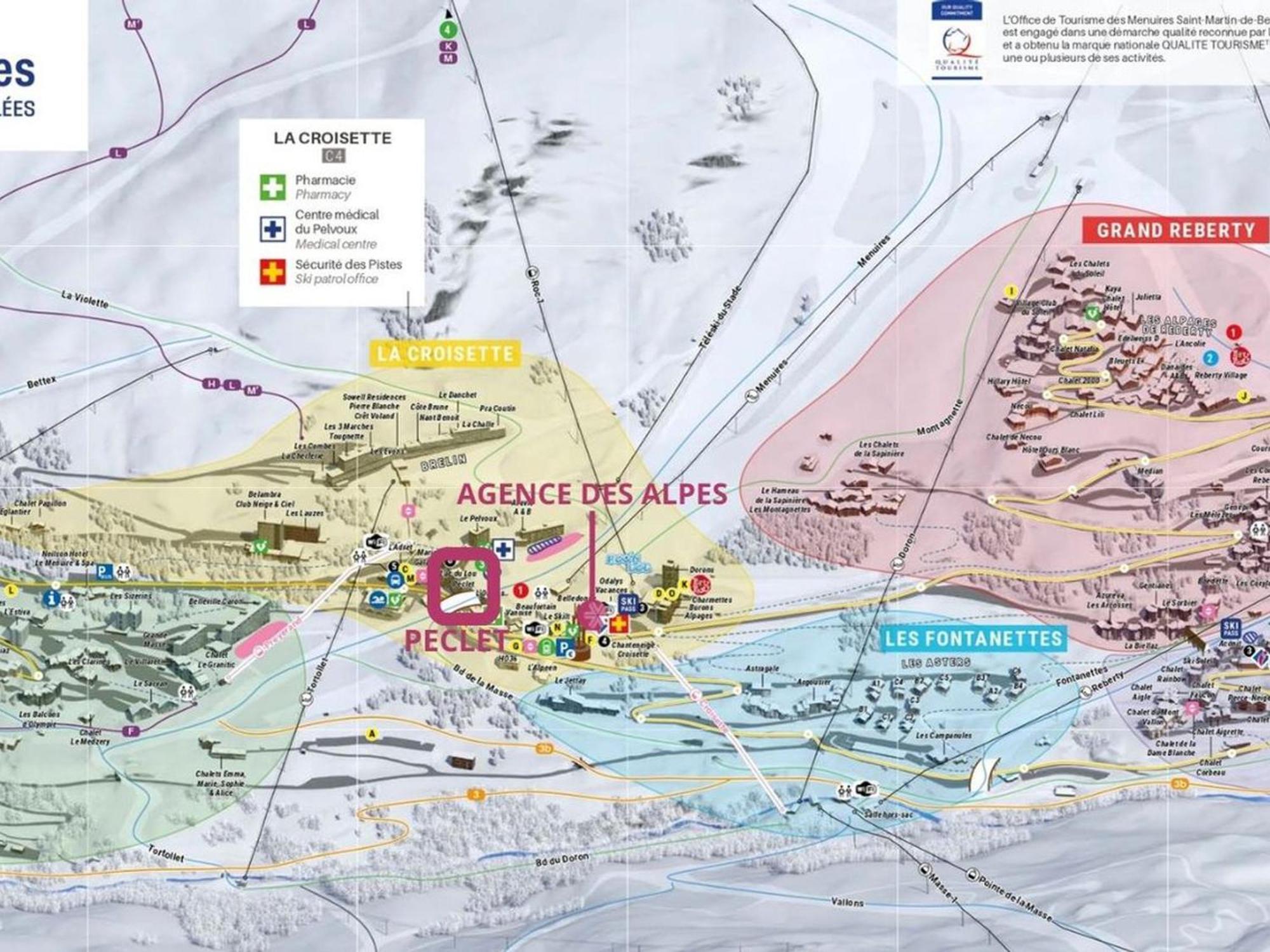 Appartement Renove 3 Pieces Pour 6 Pers, Balcon, 2 Sdb, Proche Ascenseur, Skis, Qualite 4 Flocons - Fr-1-452-203 Saint-Martin-de-Belleville Eksteriør bilde